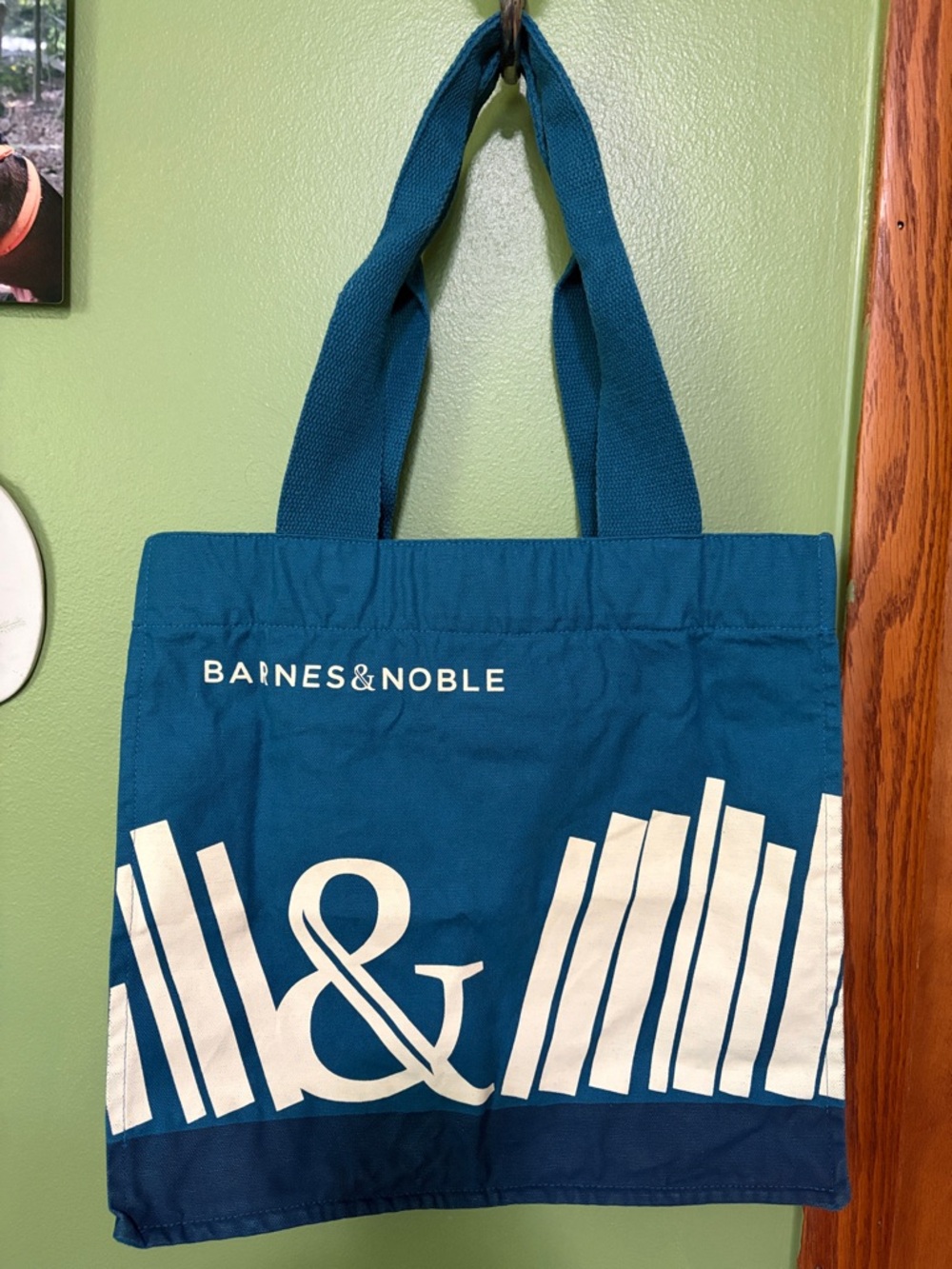 Barnes & Noble Teal Book-Graphic Tote